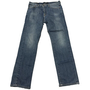 Lucky Brand Grand Teton 1 authentic skinny Jeans mens size 33 x 30 Button Fly